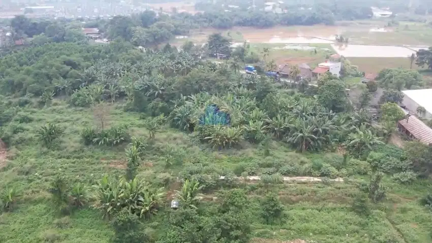 Dijual tanah di jl raya Rangcaiyuh Legok Tangerang