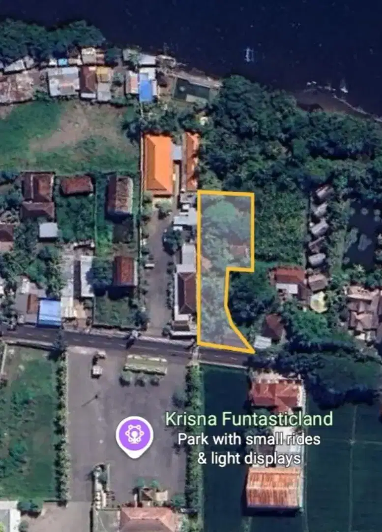 Tanah pinggir jln provinsi dekat krisna oleh oleh temukus cocok usaha