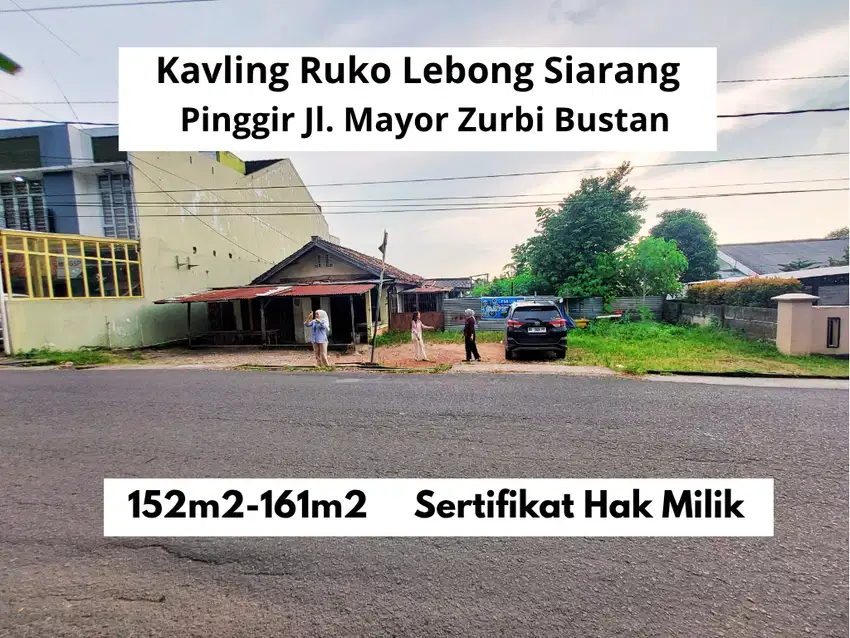 Pinggir Jalan Ramai Tanah Lebong Siarang Prospek Bangun Ruko