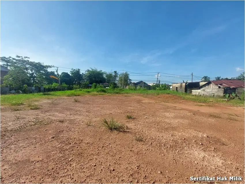 Tanah Pinggir Jalan Cocok Untuk Bangun Hunian di Sematang Borang