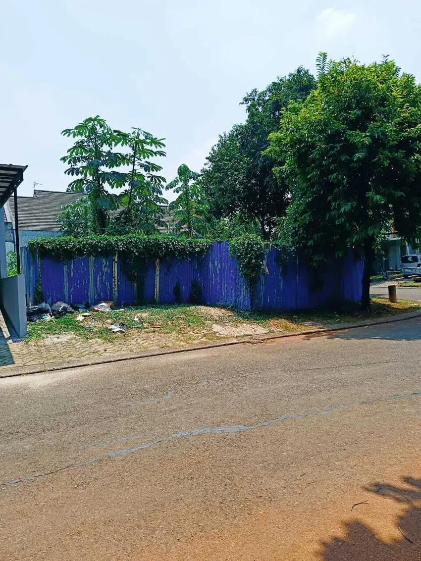 Kavling Hook Siap Bangun Luas 254sqm,plus IMB, Pavilion Residence BSD