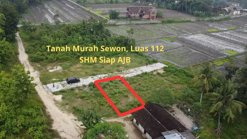 DEKAT ALUN-ALUN PASEBAN BANTUL: Tanah Jogja SHM Siap Bangun