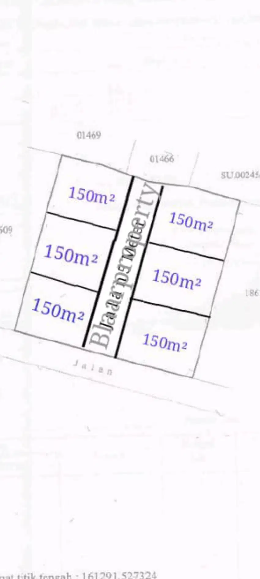 Open tanah 150 m² di taman sakura dekat hotel Ayana jimbaran Badung