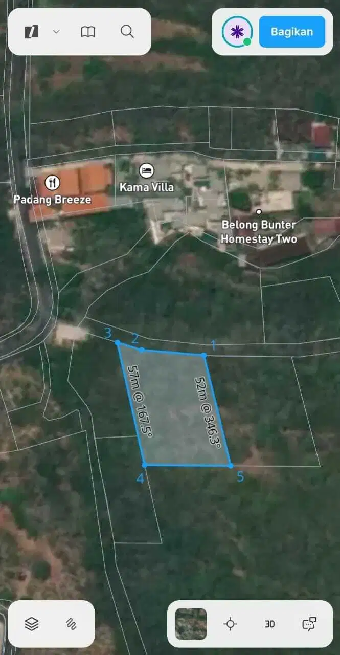 Tanah Strategis Dekat Pantai Padang Padang Uluwatu
