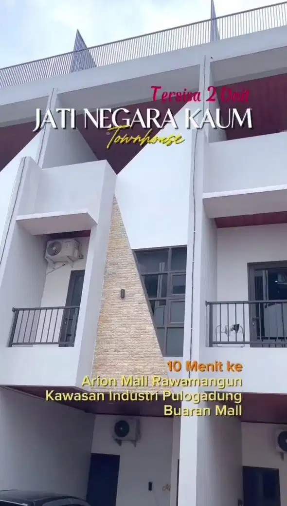 JALAN 2 MOBIL Rumah Jatinegara Kaum Rawamangun SIAP HUNI Jakarta Timur