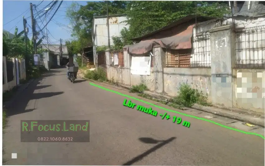 Tanah Strategis Pinggir Jalan 431m CILEDUG