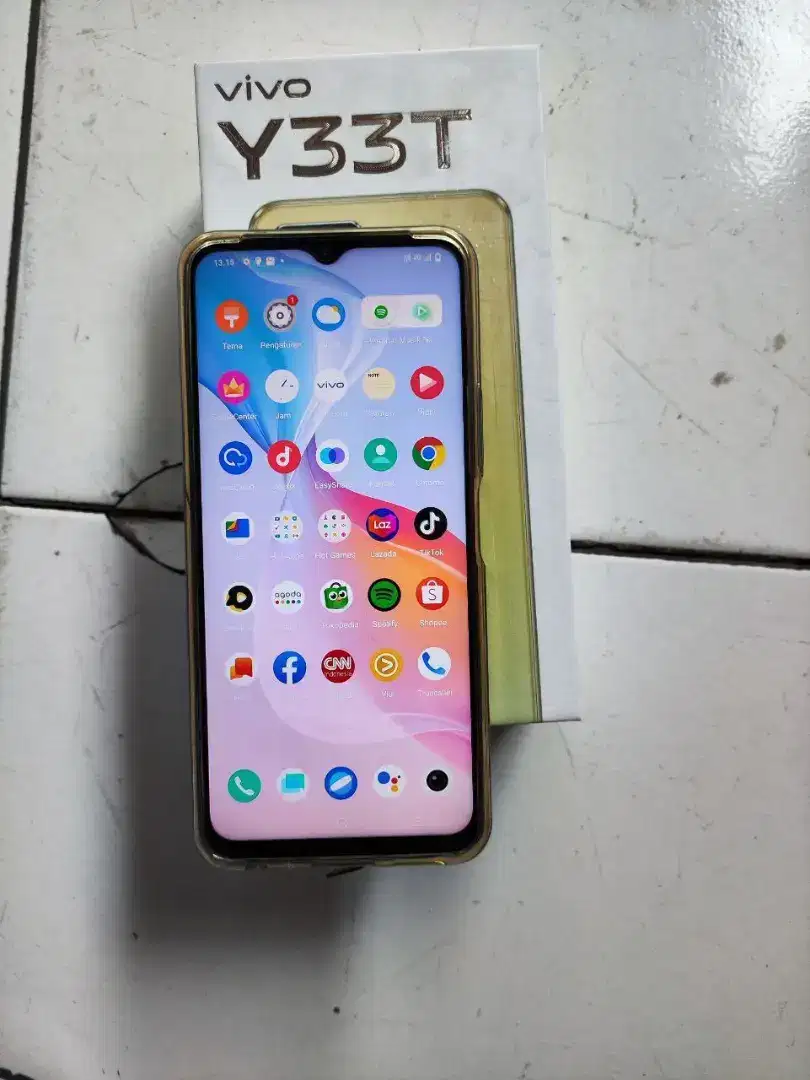 Vivo Y33T 8+4/128 like new lngkp ORI no minus resmi ya BS TT