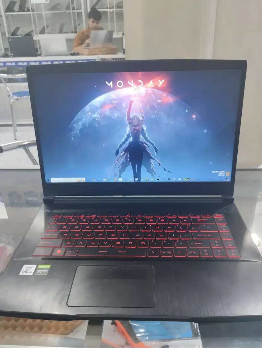 MSI GF63 Thin 10SC Core i5-10500H RAM 16GB/512GB 15 inc red backlight