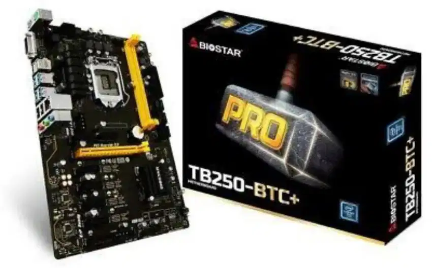 Dijual Motherboard MOBO Biostar TB250 BTC Pro