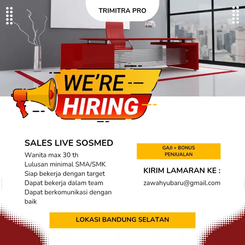 Sales Live Sosmed