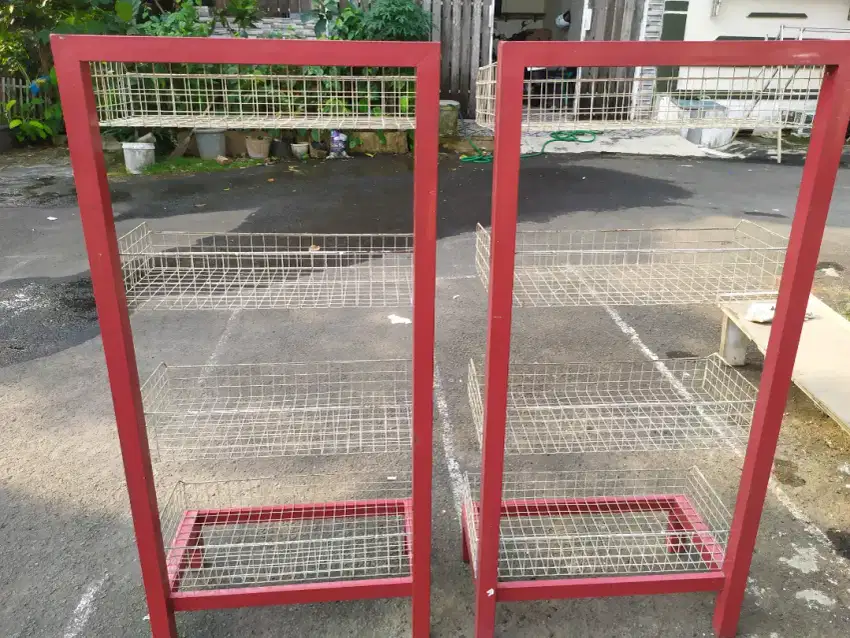 Jual Rak Warung- Rak Chiky/Mie Instan dll (2unit bekas)