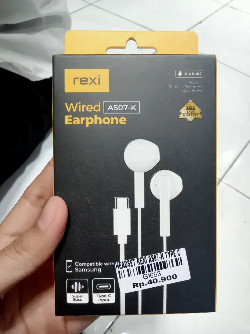 HEADSET REXI AS07-K TYPE C| ATLANTIS DAHSYAT