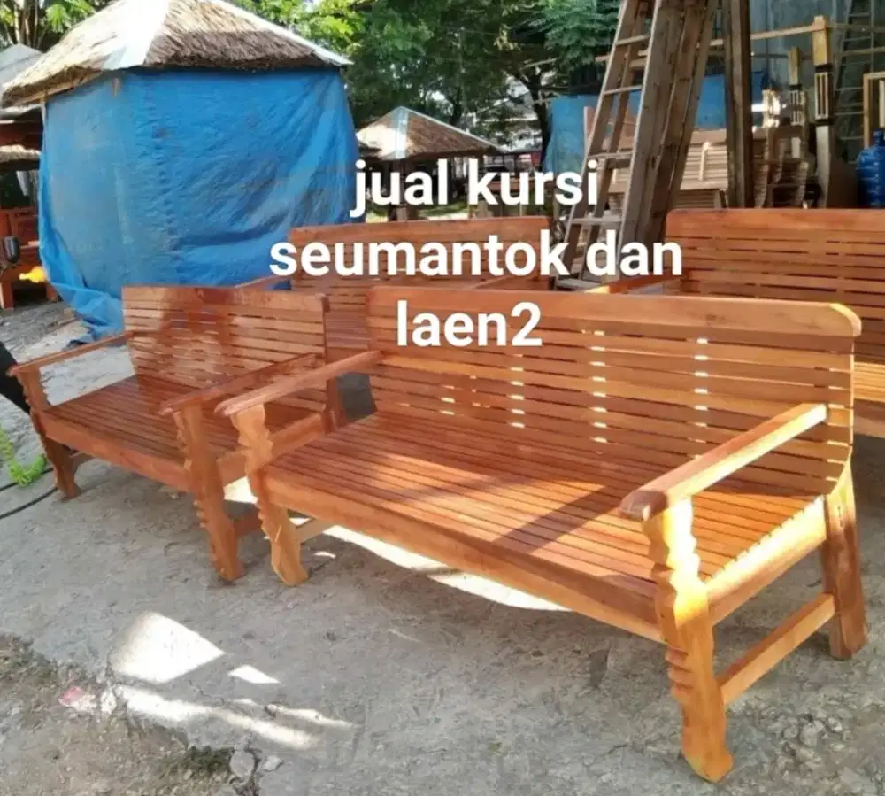 Jual kursi seumantok tangga lipat tirai gulung dan laen2