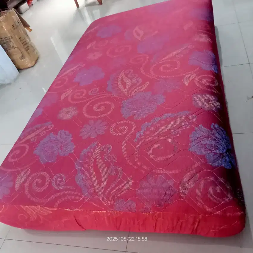 Kasur springbed per bekas kain baru ganti single bag bawah