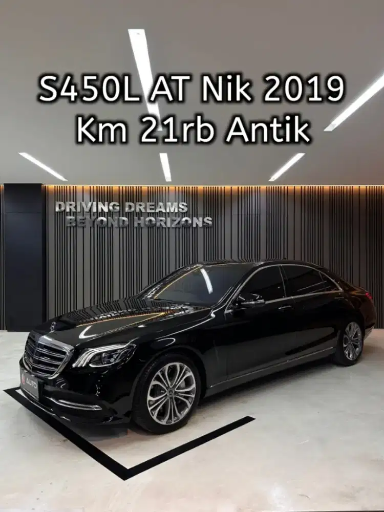 Mercedes Benz S450 2019 Hitam Mercy S450L AT Km21rb Facelift B281AYN