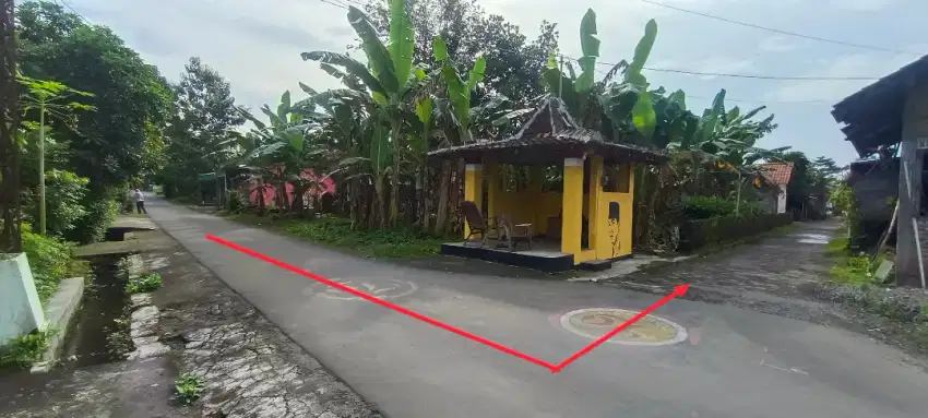 Tanah pekarangan murah di berbah sleman.