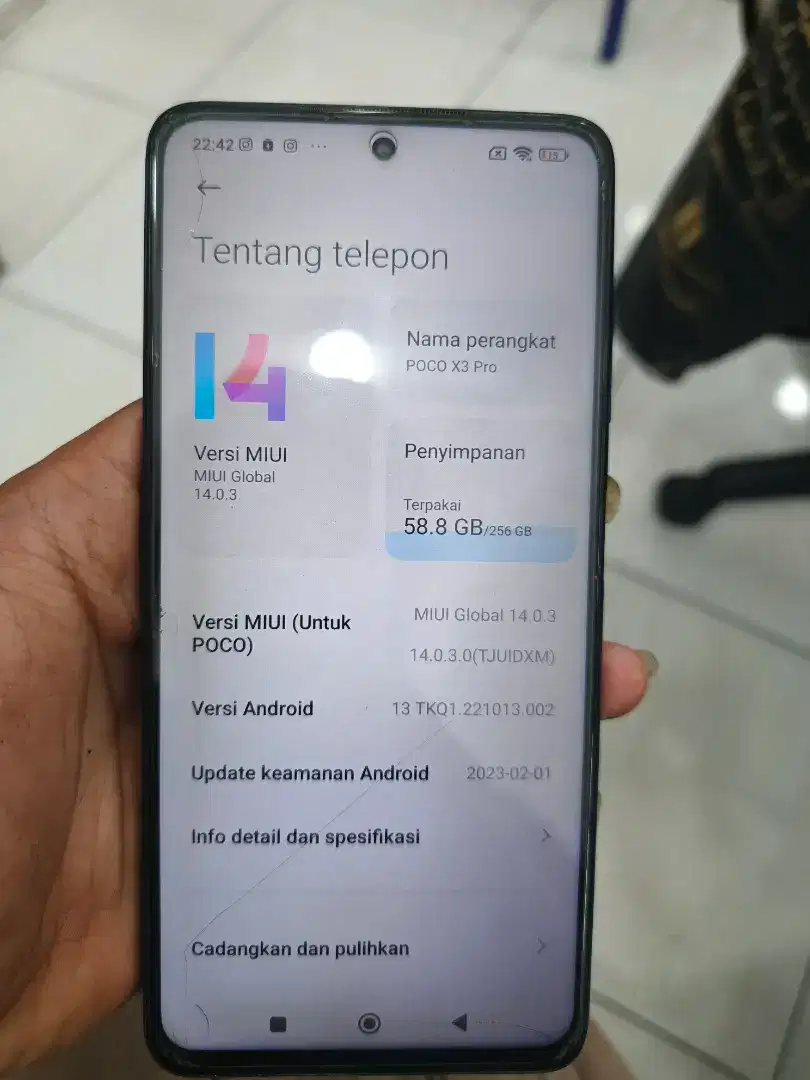 DIJUAL CEPAT AJA POCO X3 PRO 8/256 HARGA BERSAHABAT PEMAKAIAN PRIBADI