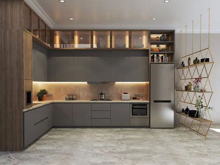 Custom Interior Kitchen Set, Backdrop TV, Lemari, Wardrobe, Kitchenset