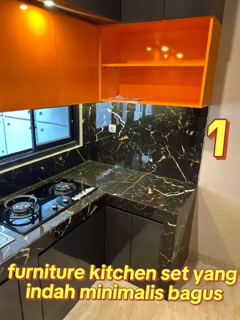 Furniture kitchen set permeter