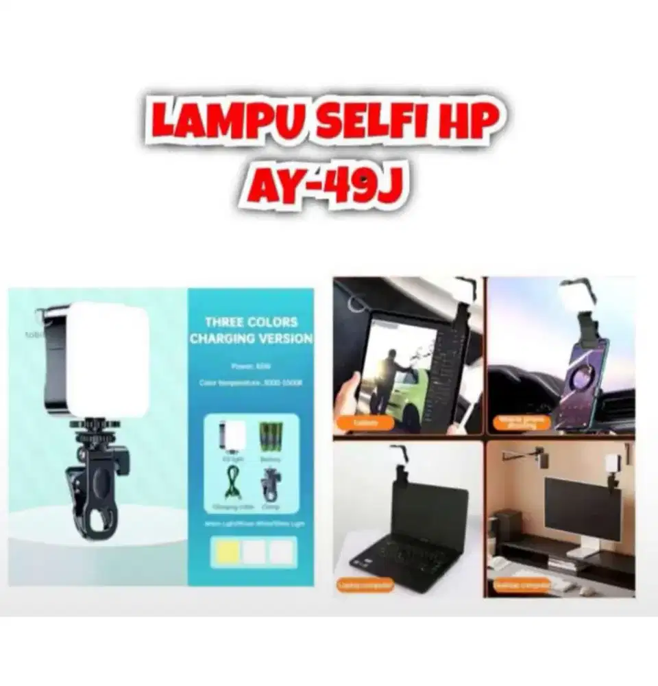 Lampu Selfie HP,Laptop/Tablet