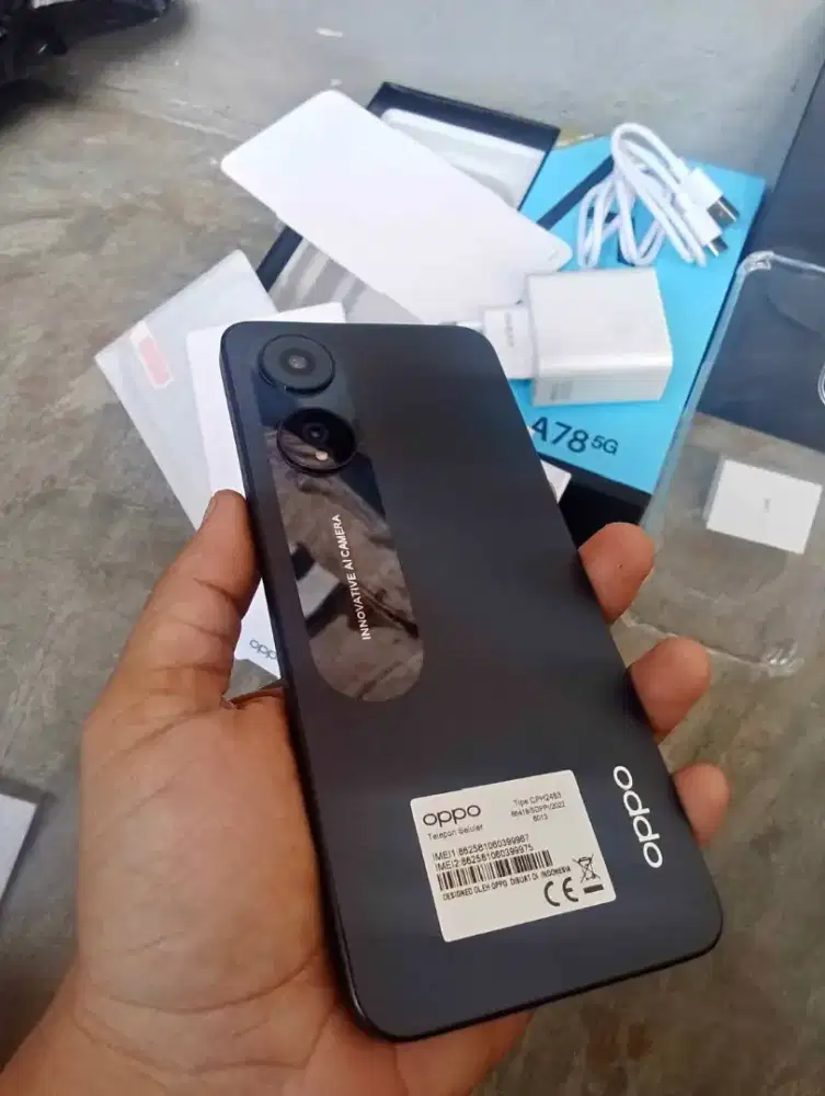 Oppo A78 5G  + kotaknyo