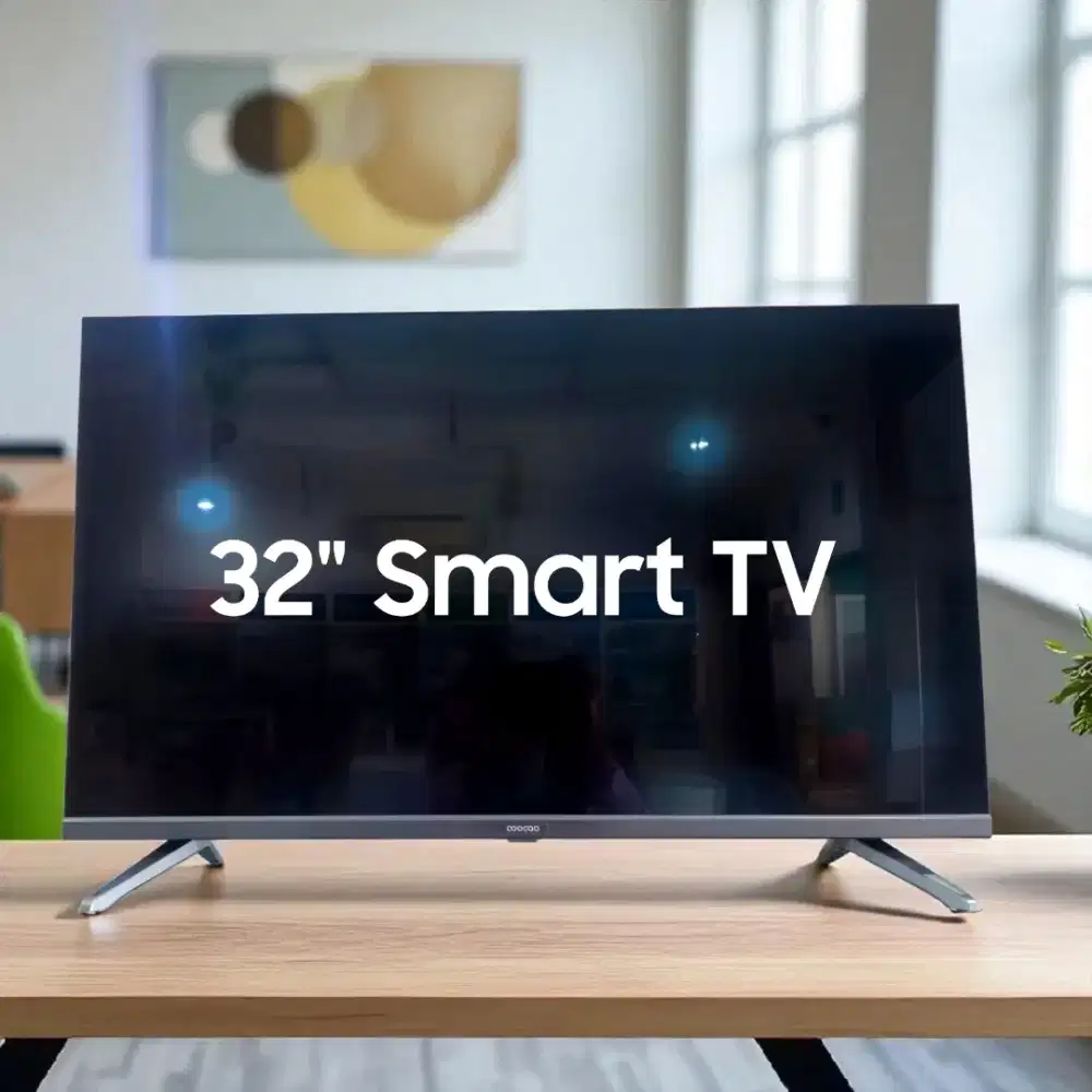 Smart TV Coocaa 32inci - masih baru dan segel