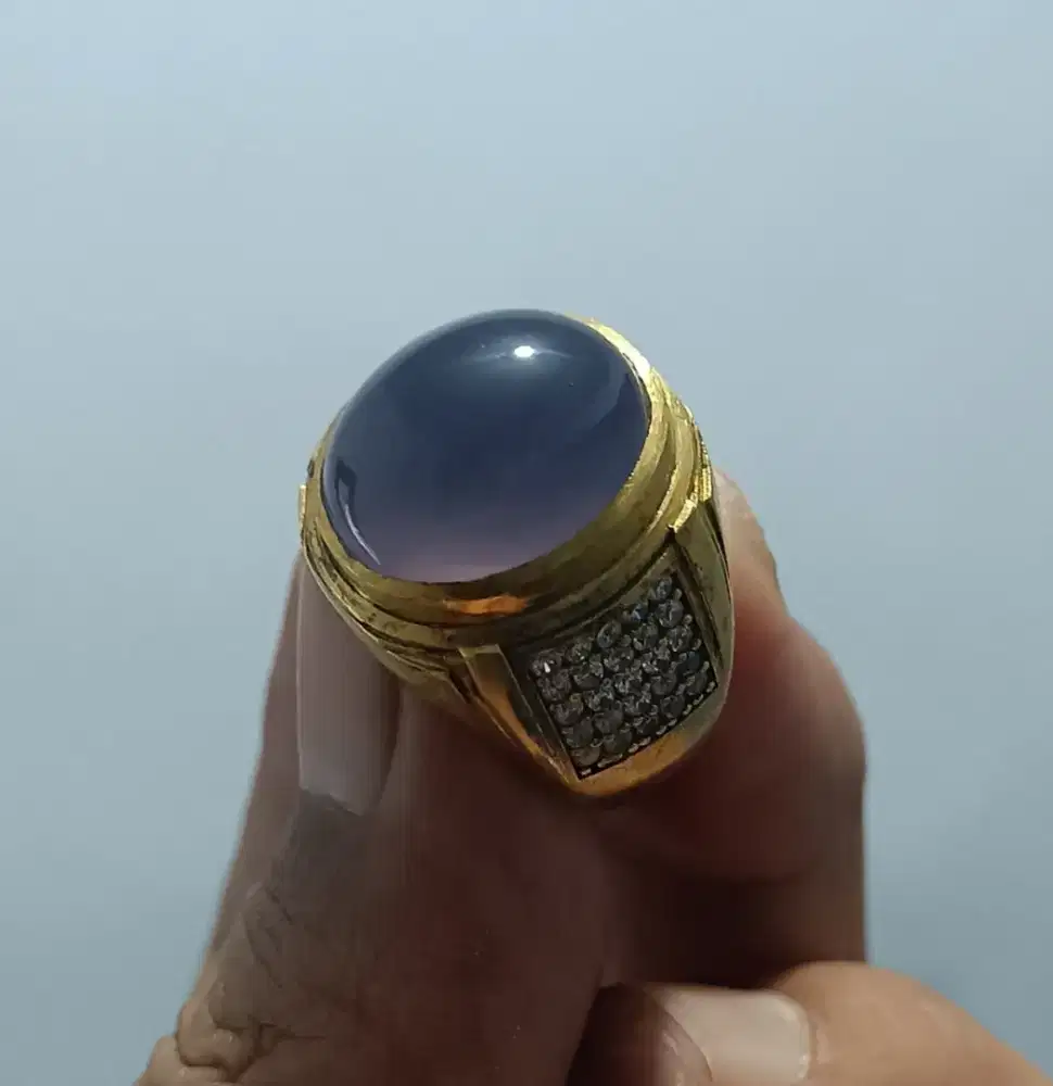 Batu Spirtus Lavender Baturaja Biru Tinta