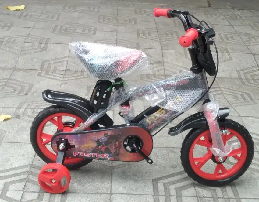Sepeda anak anak ukuran 12 BMX/cowok
