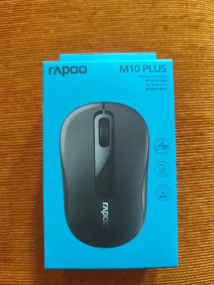 Mouse Office Wireless Rapoo M10 Plus M10+ Black