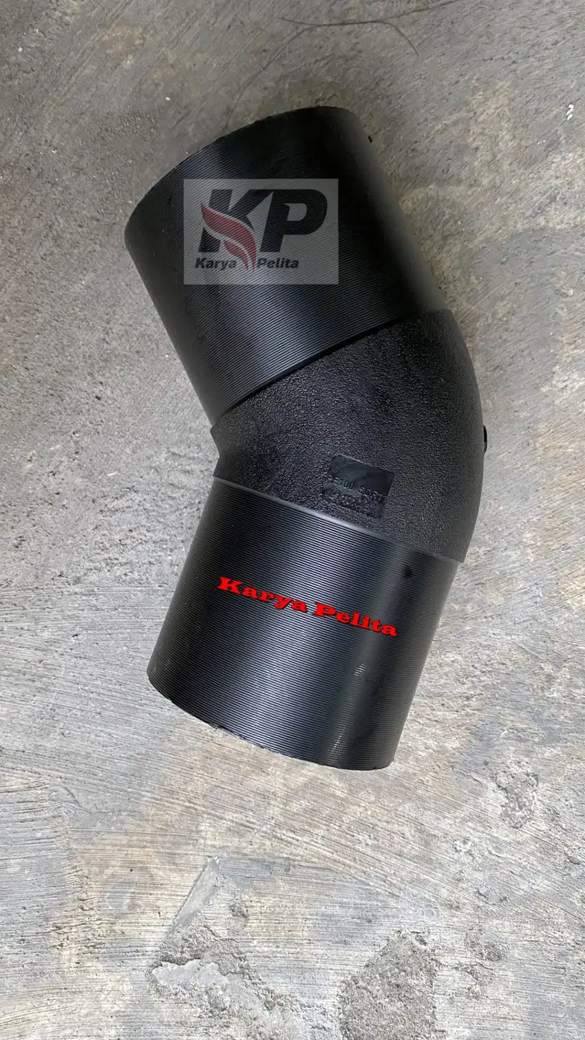 elbow 45 hdpe 110 mm / 4 inch pn 16 sdr 11 tipe injection molding