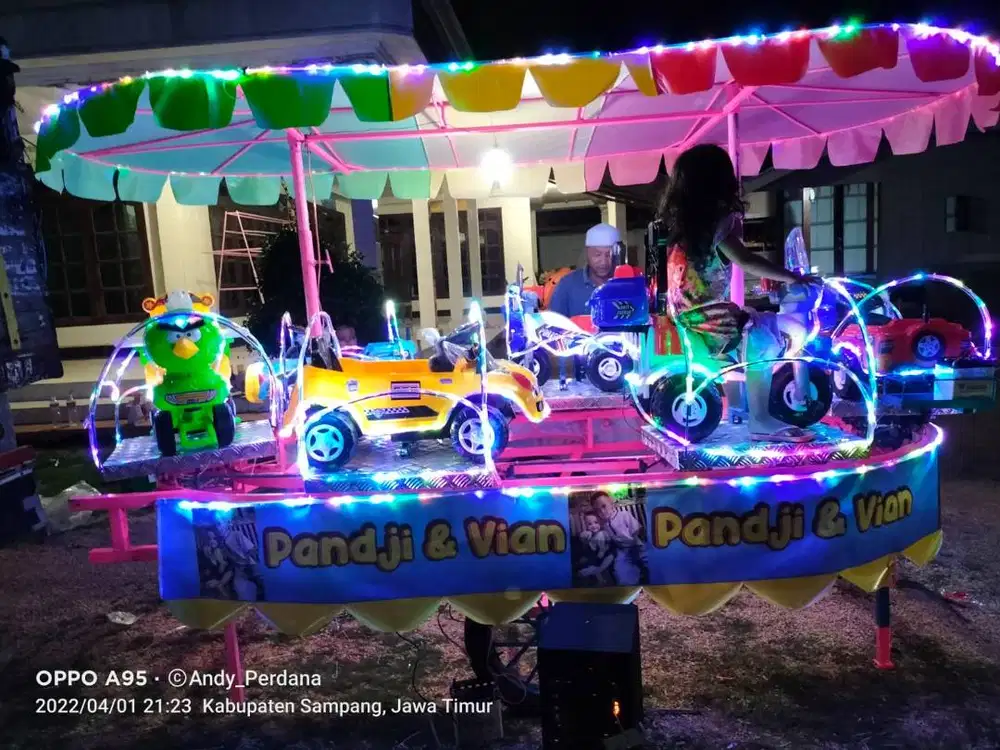 kereta panggung isi 6 bordes