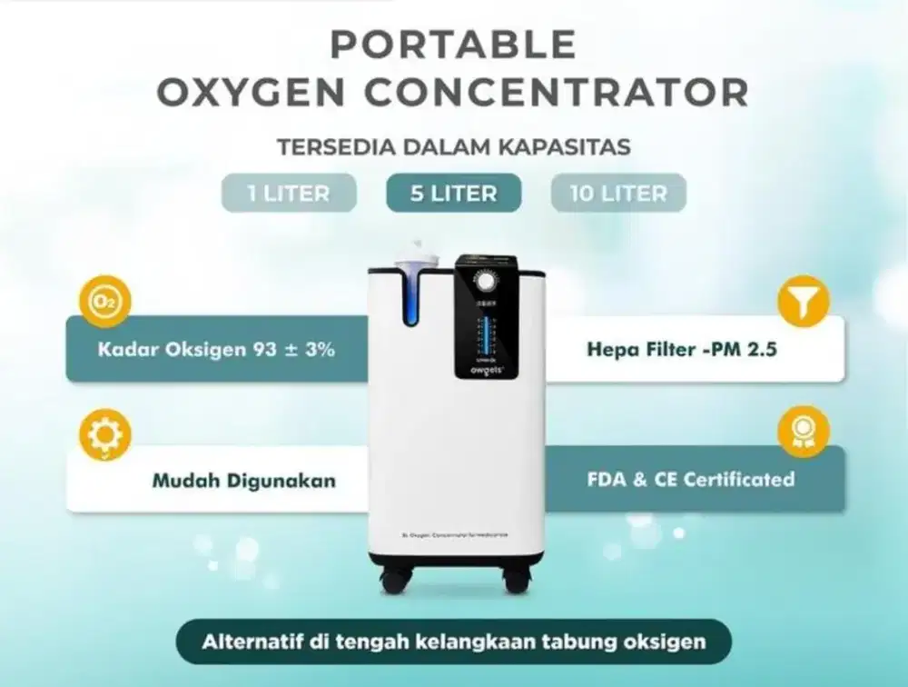 Dijual Owgels Oxygen Concentrator Model OZ-5-01PW0