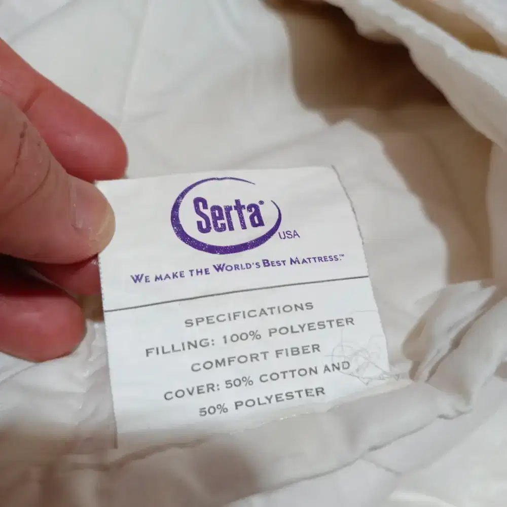 Matras protector Serta 180 x 200 cm bukan King Koil