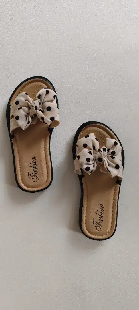 Preloved - Sandal Fashion Ribbon Polkadot
