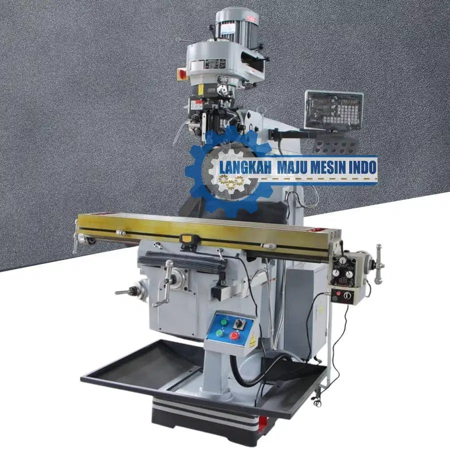 Mesin Milling SM4 / SM5 NT40 Turret Milling Machine 3HP Milling Mesin