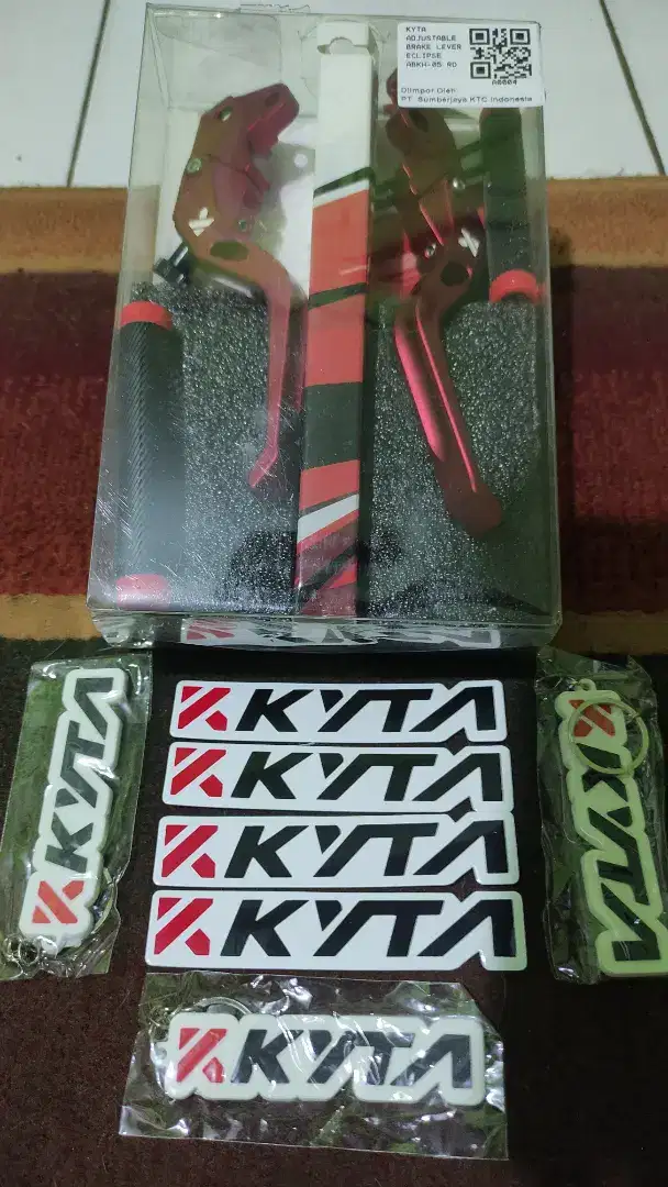 KYTA Adjustable Brake Lever Eclipse ABKH-05 Red
