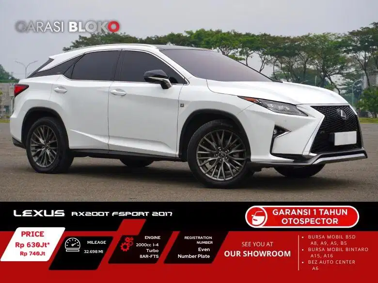 Lexus RX200t  F-Sport 2.0 2017