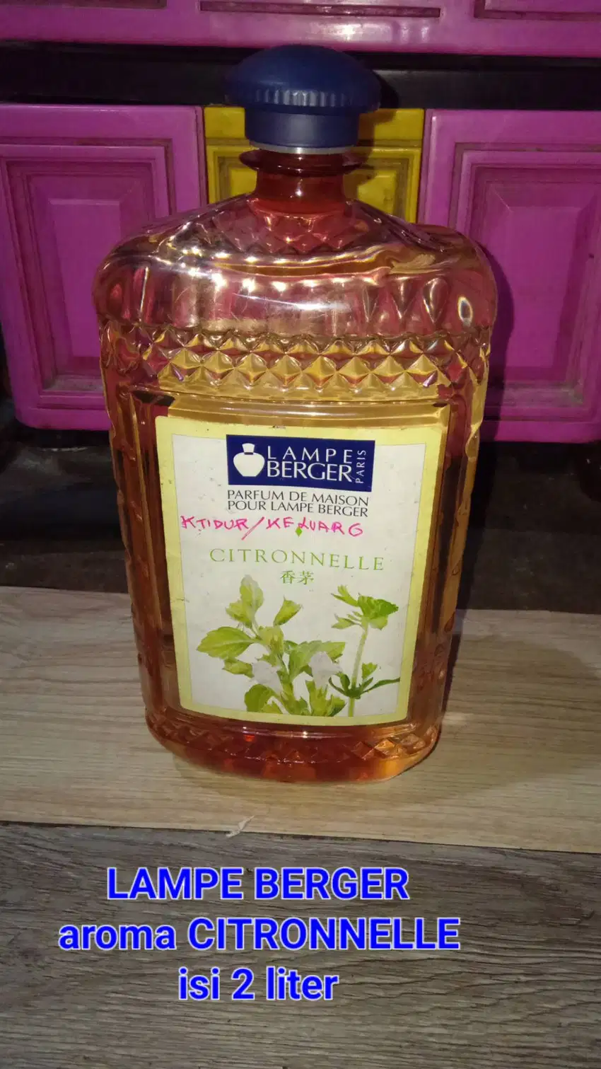 Essensial oil 2 liter lampe berger