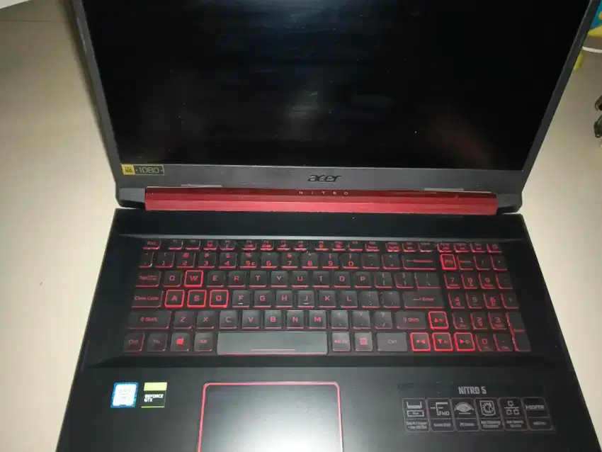 Laptop Matot Acer Nitro 5 17 I5 gen 9 GTX 1650