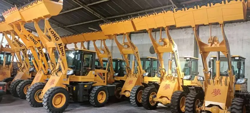 Ready Wheel Loader China Tangguh Sparepart Mudah Kapasitas 1 - 3 Kubik