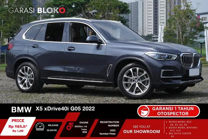 BMW X5 G05 xDrive40i xLine B58 2022