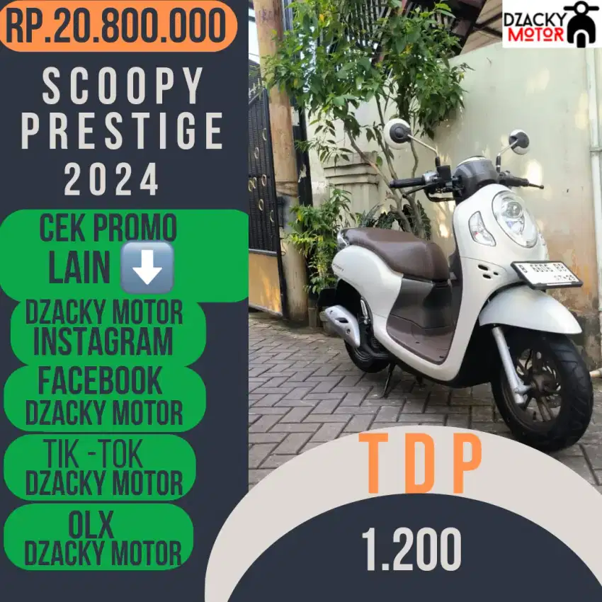 SCOOPY PRESTIGE 2024 SECOND BERKUALITAS