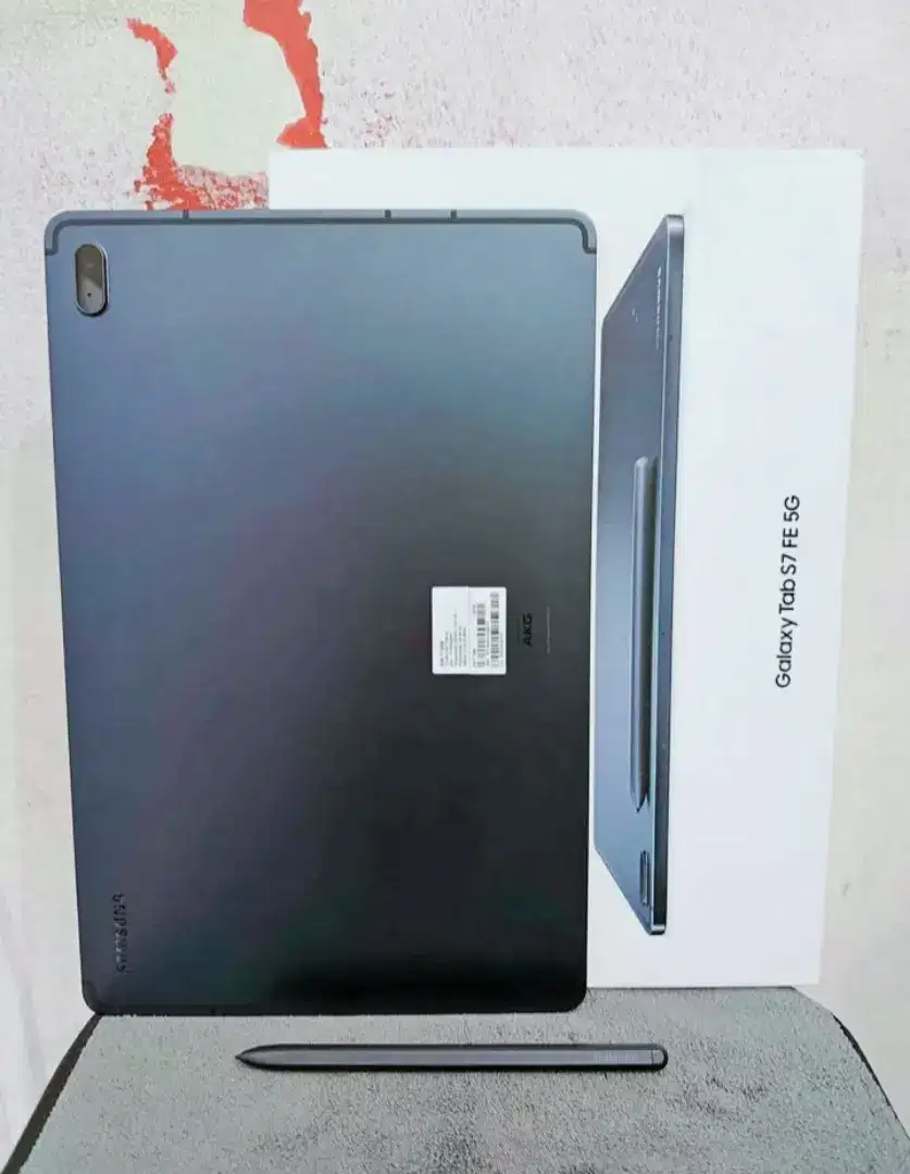samsung Tab s7 fe 5G 6/128 fullset no minus