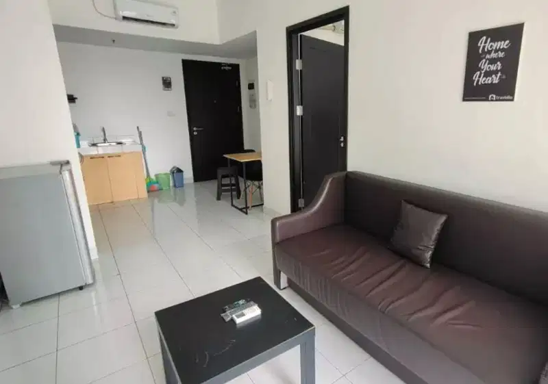 dijual rugi apartemen casa de parco bsd full furnish
