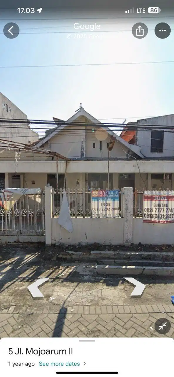 !RUMAH HITUNG TANAH di MOJOARUM! COCOK UNTUK RUMAH KOS. DEKAT KAMPUS