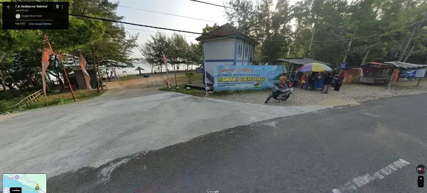 Dijual Tanah Jalur Lintas Selatan Area Wisata Pantai Genting, Pacitan