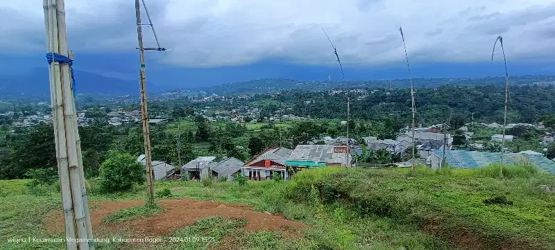 Tanah Mega Mendung Puncak View Cantik Gunung Jauh Luas