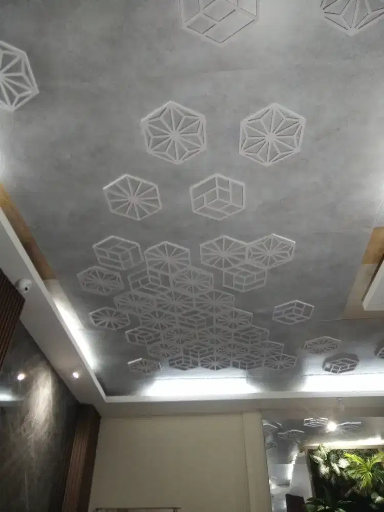 Ahli pasang plafon gypsum dan wpc partisi pengecetan