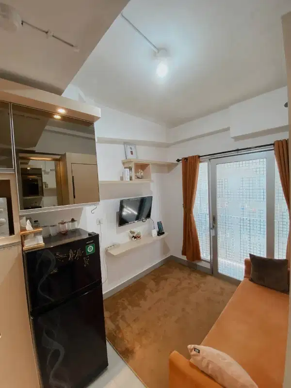 disewakan studio furnished terawat siap huni grand asia afrika