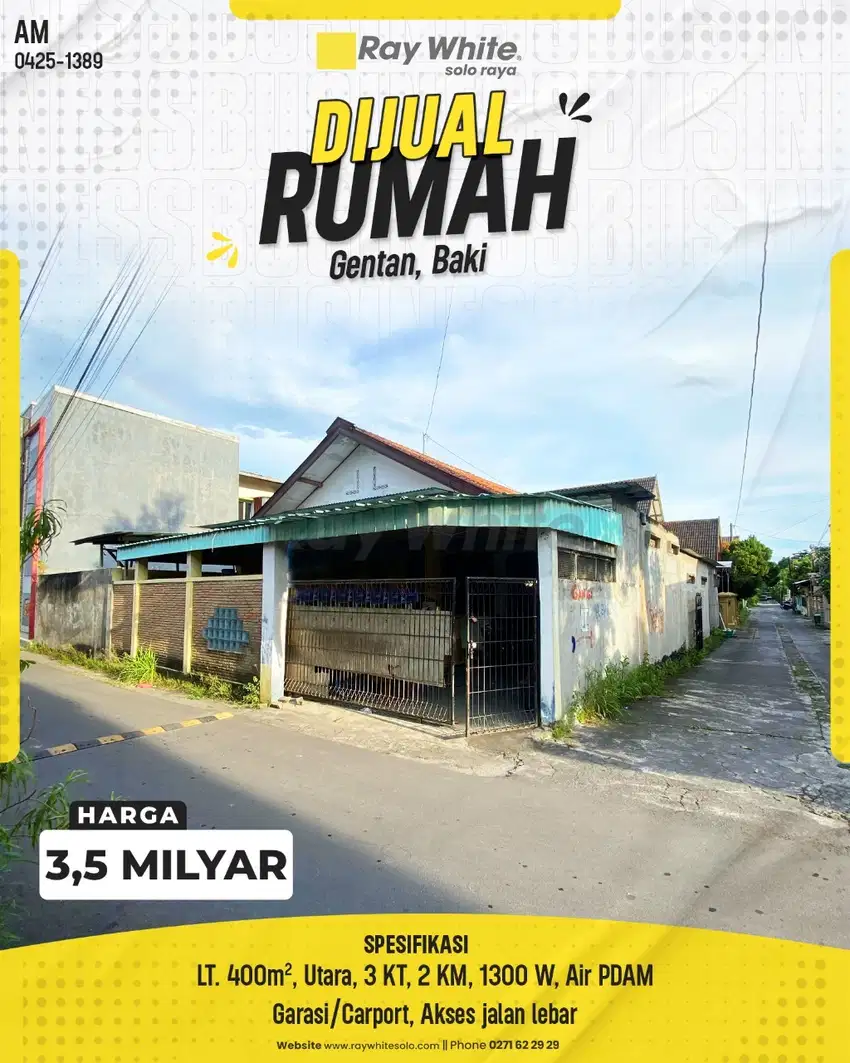 RUMAH SIAP HUNI MULTI GUNA BAKI SUKOHARJO